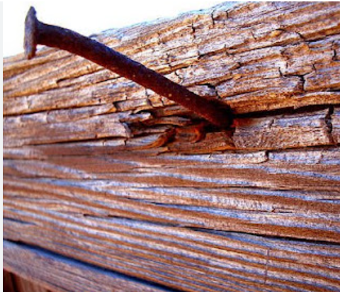 NAILS IN A FENCE